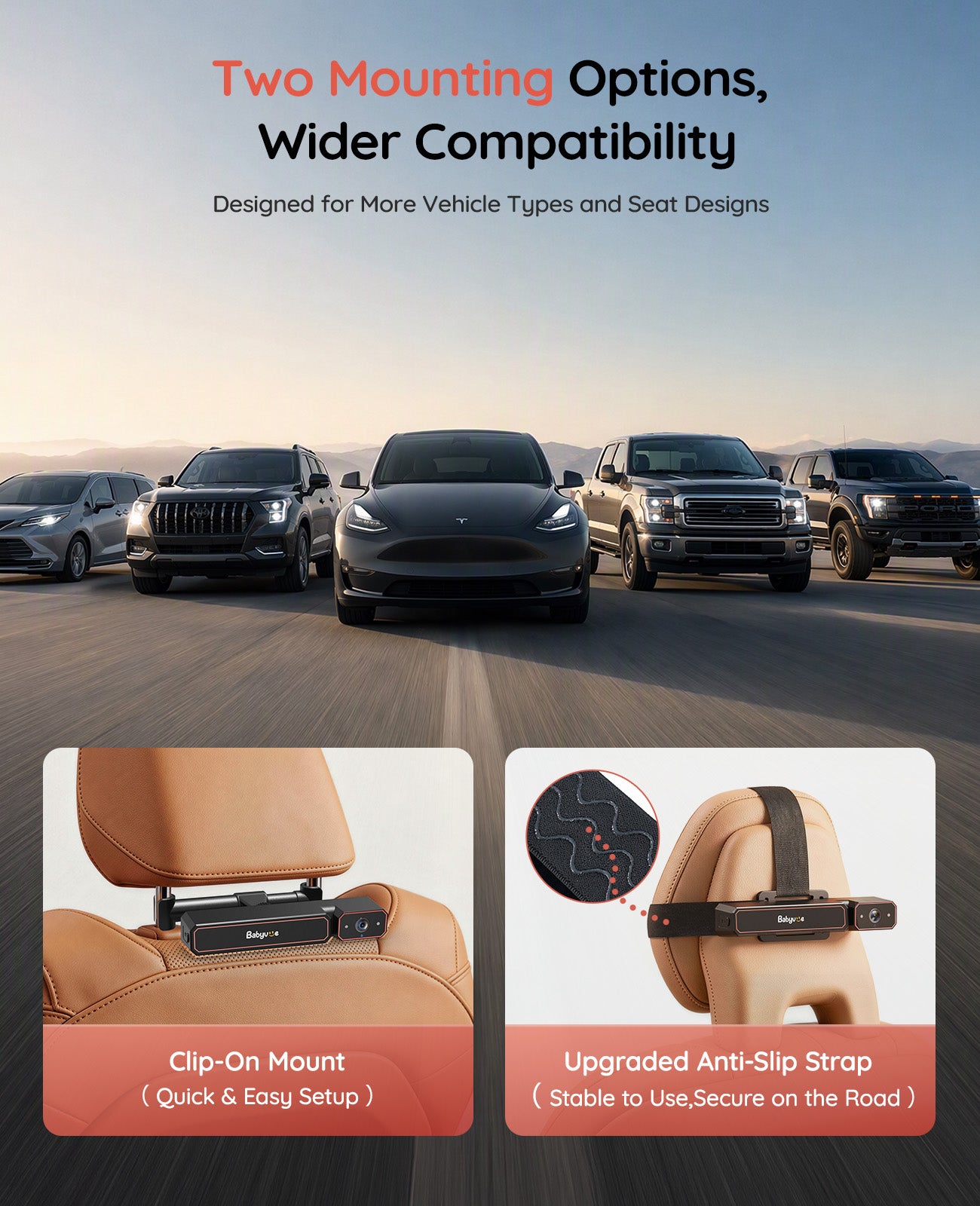 BV6 Wireless Car Baby Monitor