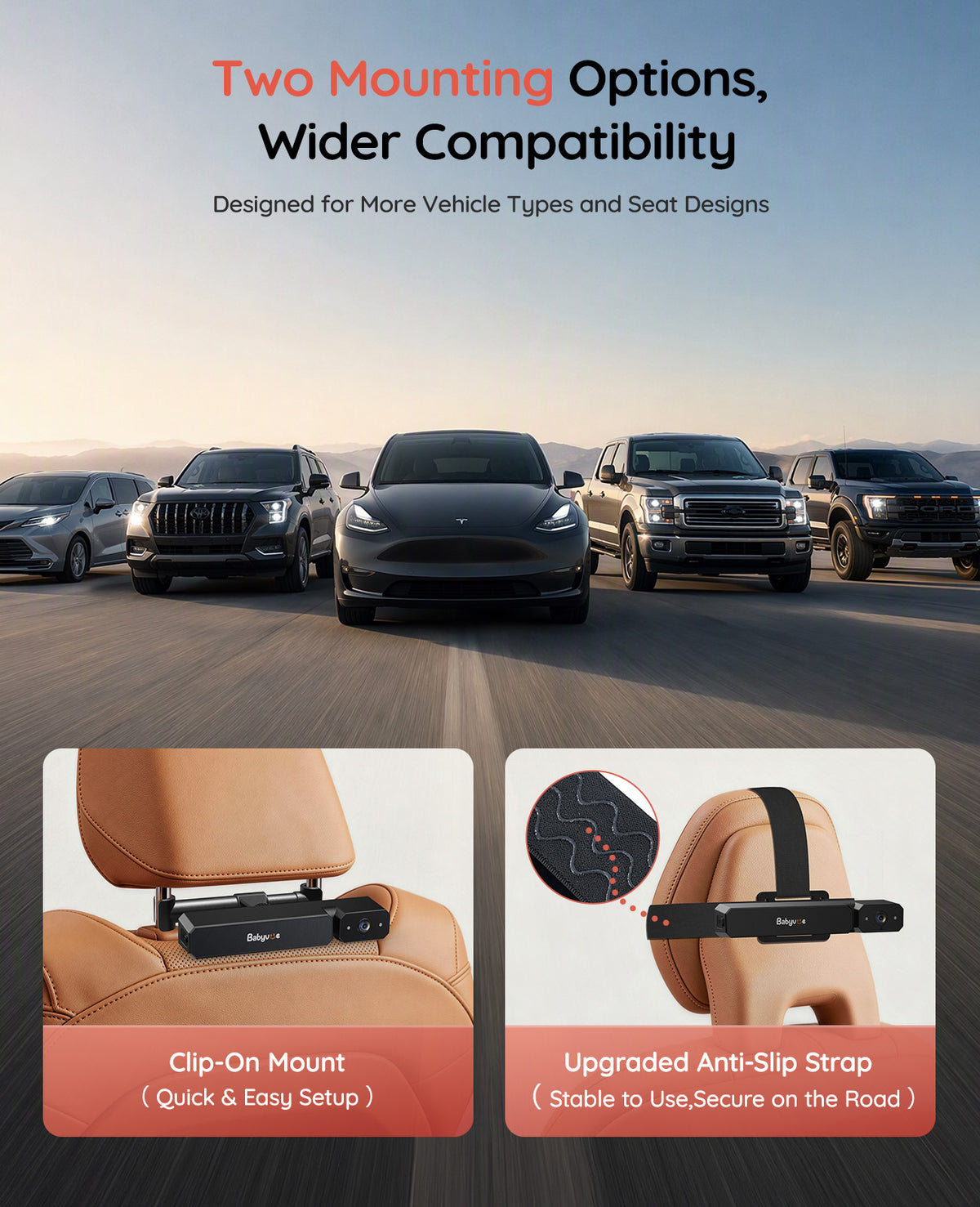 BV6 Wireless Car Baby Monitor