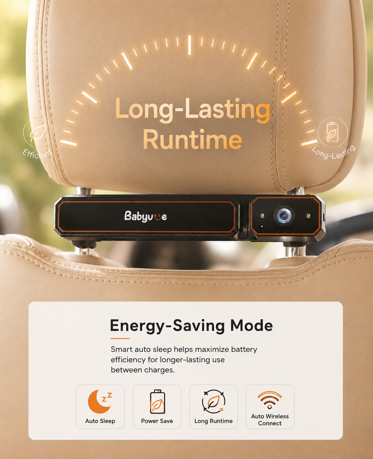 Babyvue BV6 & BV6 Pro — Wireless Baby Car Camera
