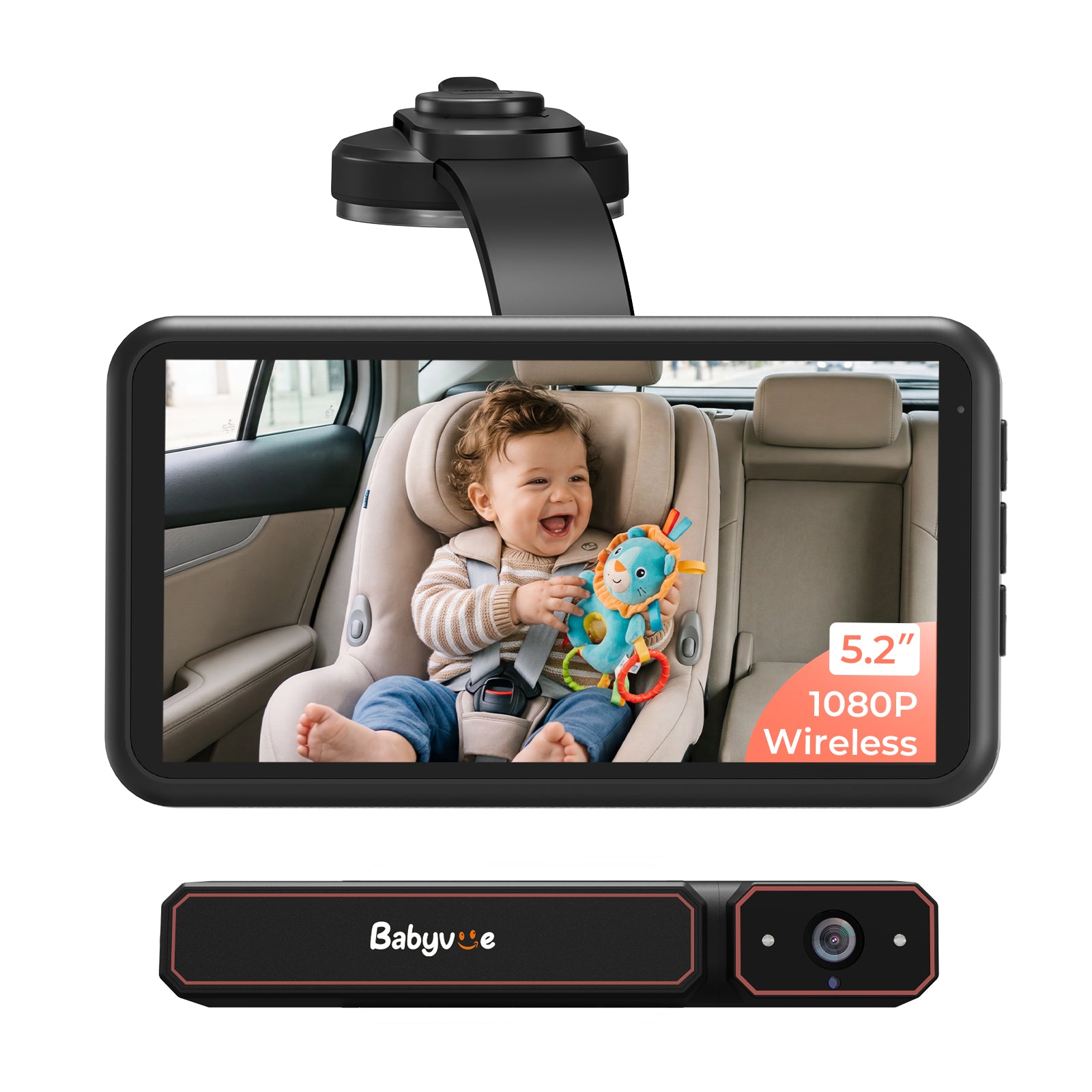 Babyvue BV6 & BV6 Pro — Wireless Baby Car Camera