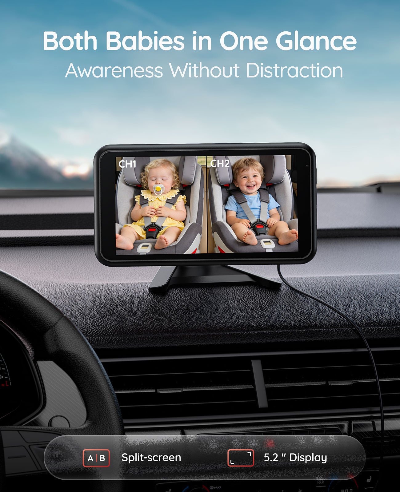 Babyvue BV6pro Baby Car Camera Wireless Install