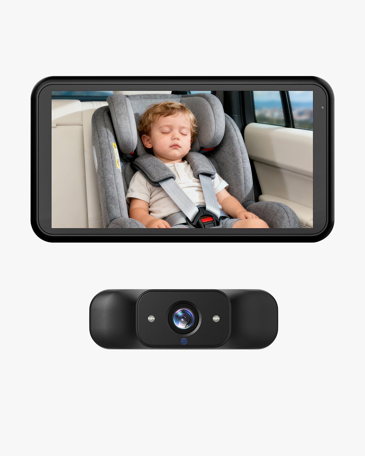 Babyvue BC1 Baby Car Camera, 4.5" 1080P HD Screen & 3X Zoom