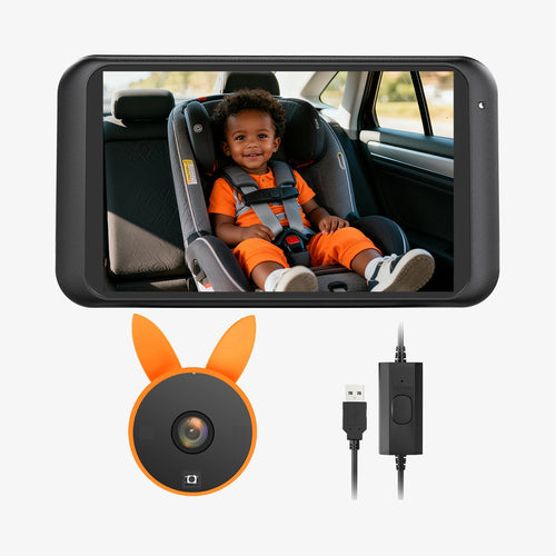 Babyvue BC1 Baby Car Camera, 4.5" 1080P HD Screen & 3X Zoom
