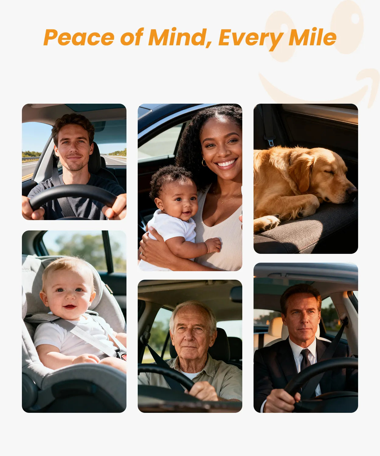 Babyvue BV5 No WiFi Baby Car Monitor, 5.2" 1080P Car Seat Camera