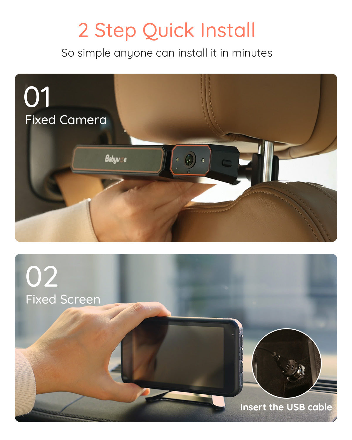 Babyvue BV6 Baby Car Camera Wireless Install