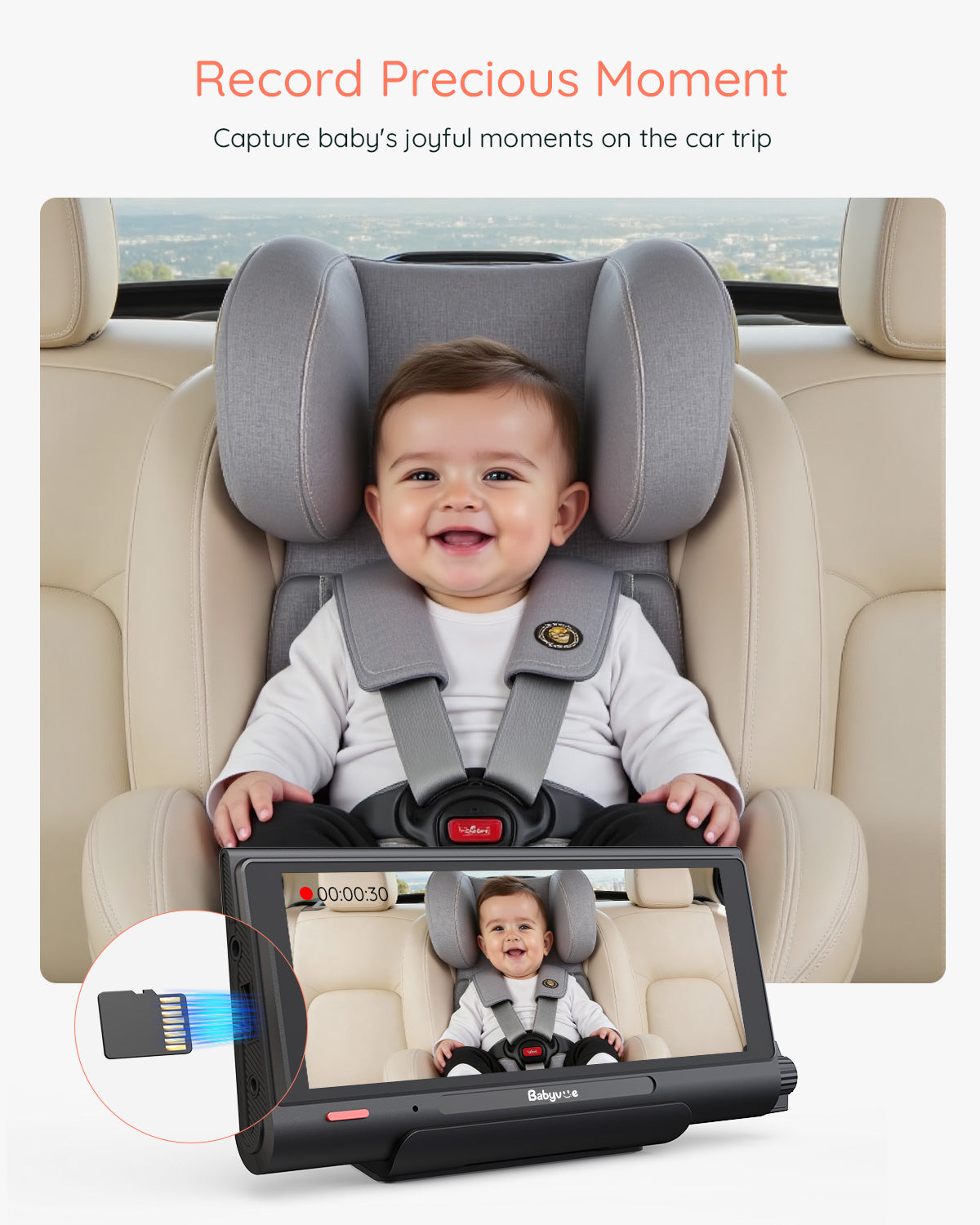 Babyvue BV7 Baby Car CameraStable transmission
