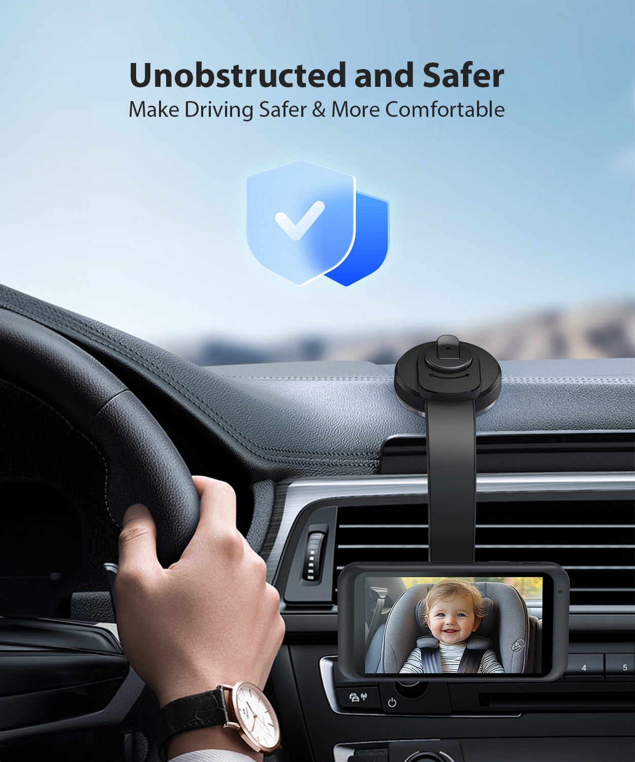 Babyvue Suction Cup Mount for BV2, BV6 & BV6 Pro