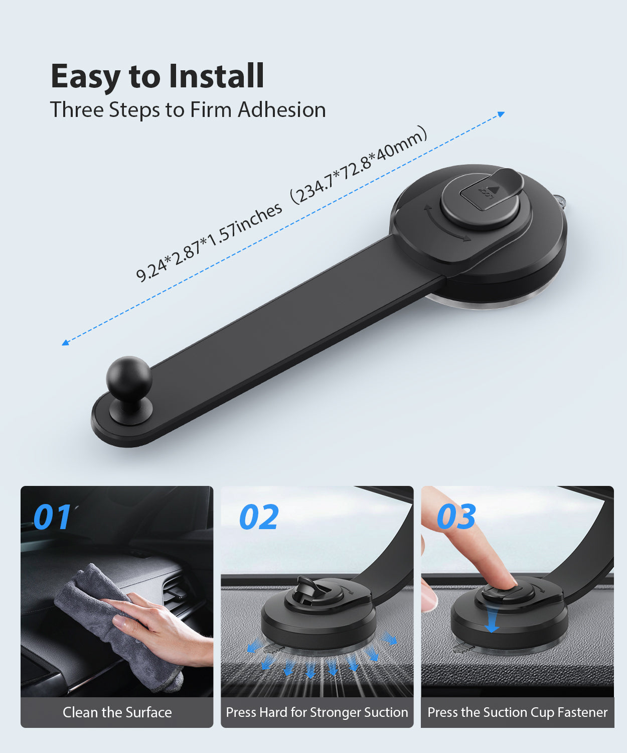 Babyvue Suction Cup Mount for BV2, BV6 & BV6 Pro